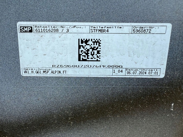 PARE-CHOCS BMW 5 G61 2023- UNIVERSEL ORIGINAL SUPER ÉTAT