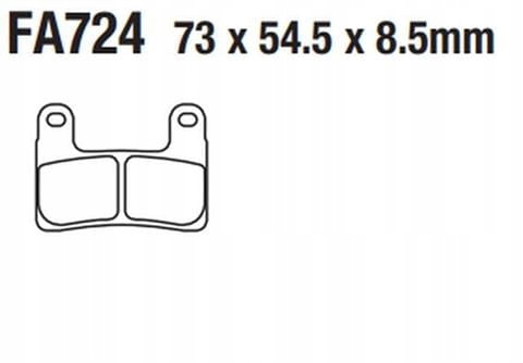 TRW LUCAWITH ZF PADWITH BRAKE KH724 CARBON RACING BMW WITH 1000RR, R 1250R/RT photo 1 - milautoparts-fr.ukrlive.com