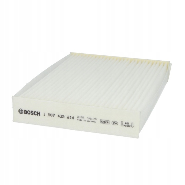 BOSCH 1 987 432 214 FILTRE VENTILATION ESPACES PASAZERSKIEJ