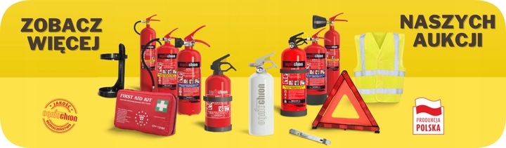 EXTINGUIDHER + FIRST AID KIT - SET SAFETY FOR AUTO 