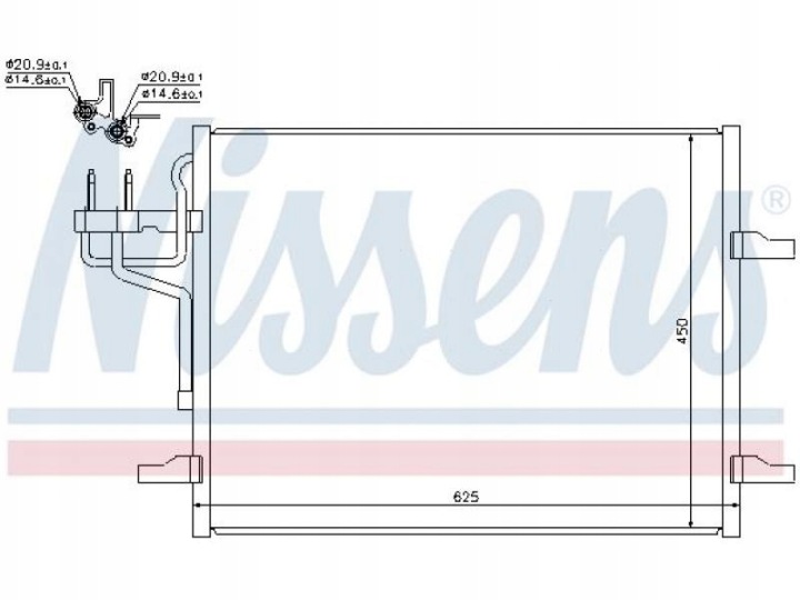 NISSENS 940144 DÉSHYDRATEUR CLIMATISATION