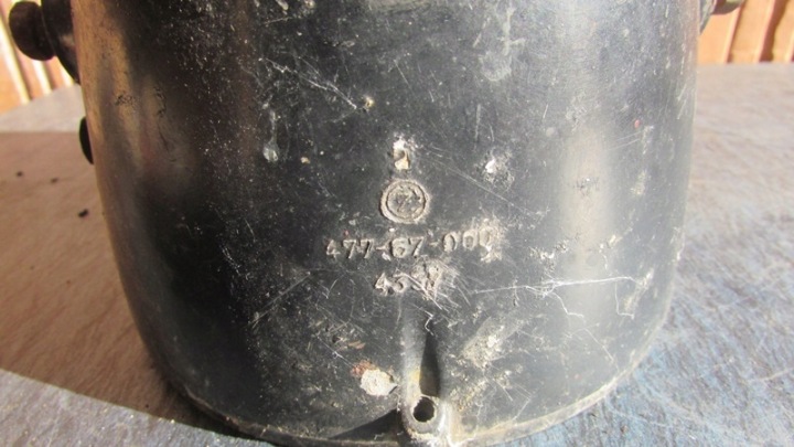 CZ 175 TYPE 477 PHARE AVANT CHÂSSIS COQUE (J25)