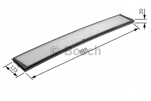FILTRE CABINES BOSCH 1 987 432 124 FILTRE VENTILATION ESPACES
