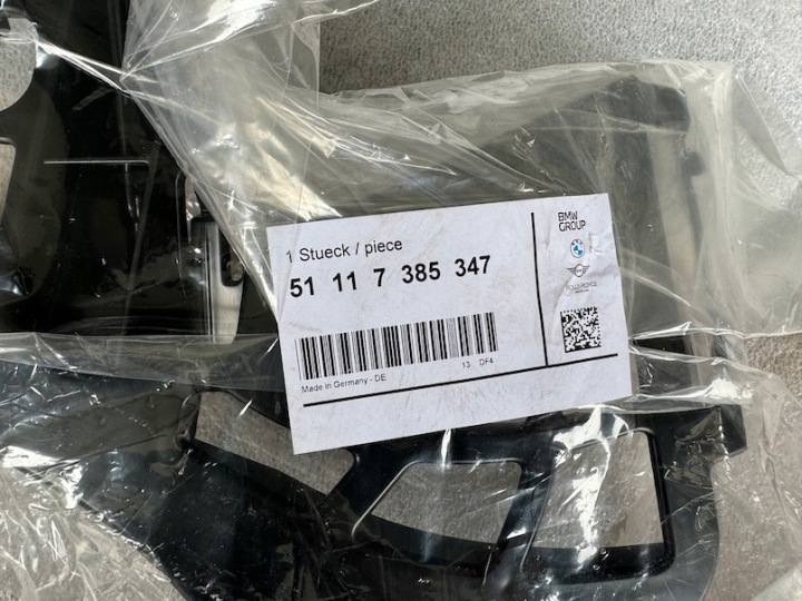 BMW G30 G31 GLISSIÈRE PARE-CHOCS SUPÉRIEUR GAUCHE AVANT 7385347