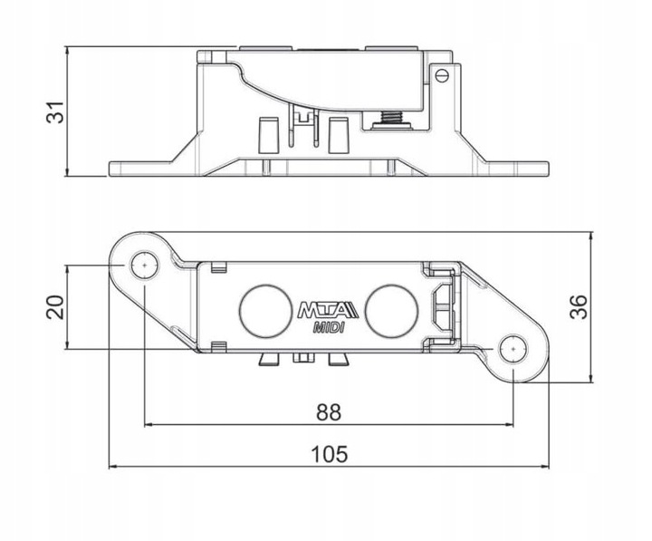 RANURA FUSIBLE MIDIVAL 