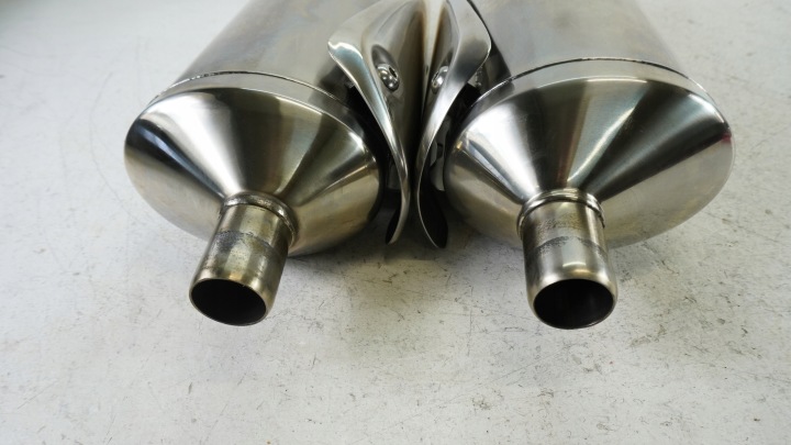 H143 TRIUMPH SPEED TRIPLE 1050 09-10 SILENCIEUX ÉCHAPPEMENTS JEU T2200561