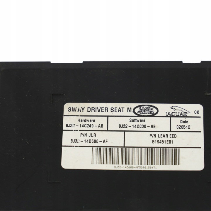 RANGE ROVER EVOQUE L538 MODULE DIRECTEUR SIÈGES ECU BJ32-14C249-AB