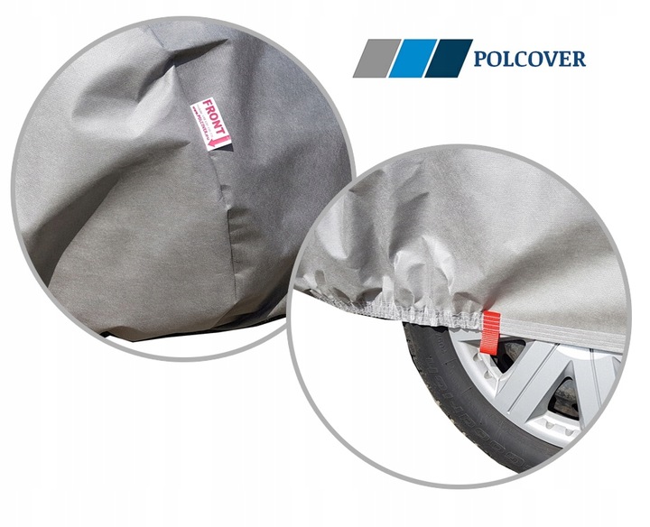 HOUSSE SUR VOITURE POLCOVER R. M 410-440 CM GRIS