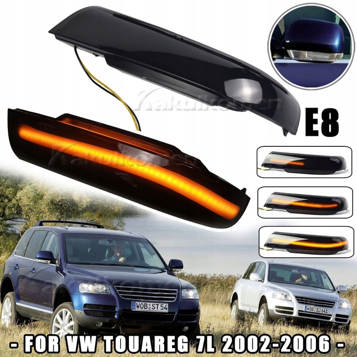 LUZ DIRECCIONAL ESPEJOS VW VOLKSWAGEN TOUAREG 7L 2002-2006 