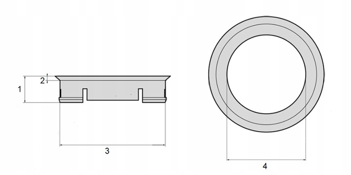 ANILLOS CENTRUJACE 72,6 - 67,1 OPEL INSIGNIA 