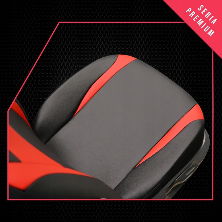 FORRO UNIVERSALES EKOSKORA DESIGN LEATHER ROJA PARA RENAULT SCENIC IV 