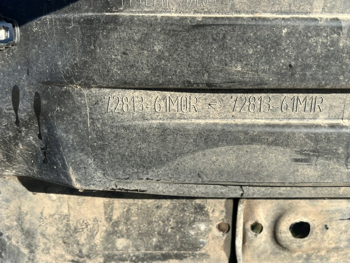VITARA III 18R PROTECTION CHÂSSIS DROITE PLAQUE INFÉRIEURE 72813-61M0R 72813-61M1R