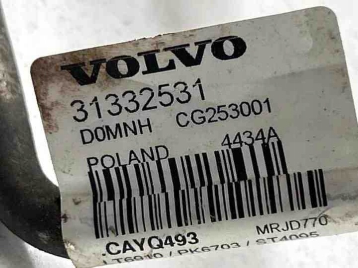 TUBES CLIMATISATION VOLVO V70 II (SW) 31332531 2.0L GASOLINE 132KW 2015