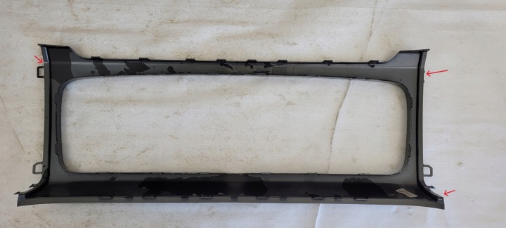 PARE-CHOCS AVANT CHÂSSIS GRILLE DE RADIATEUR MERCEDES G-KLASA W463 AMG 2018- A4638858100