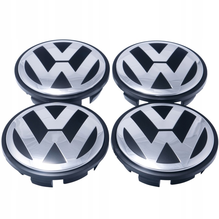 VW TAPACUBOS KAPSLE TAPAS CIEGAS DO DISCOS VOLKSWAGEN 65MM DEKLE 4SZT. JUEGO 