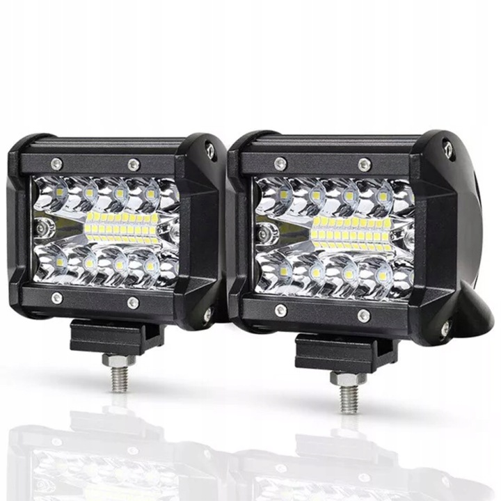 2XLAMPA TRAVAILLÉ LED 480W PHARES ANTIBROUILLARD ANTIBUÉE PROJECTEUR AUTOMOBILE 12V 24V