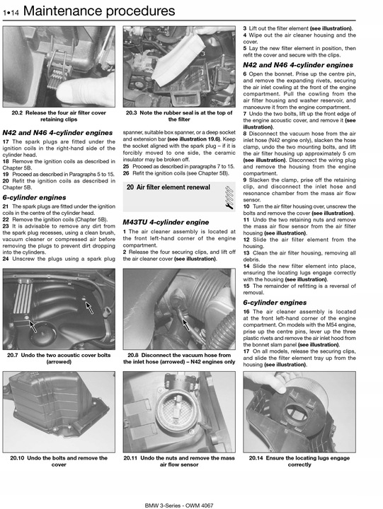 SPOSOBY REPARACIÓN COCHE BMW SERII 3 E46 318I ( 98-06) PORADNIK HAYNES 