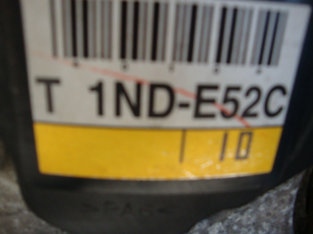 MOTEUR TOYOTA COROLLA E12 AURIS 1.4 D4D 1ND-E52C 2010R