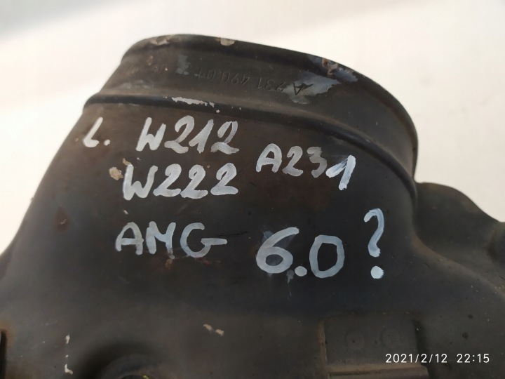 EMBOUT ÉCHAPPEMENT GAUCHE MERCEDES W212 W222 W231 AMG
