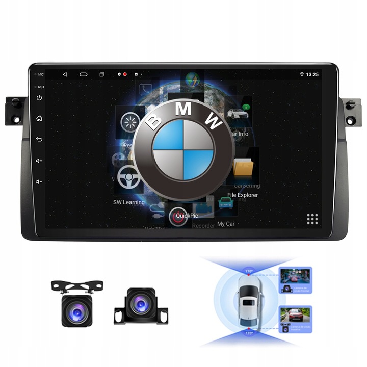 RADIO 2DIN ANDROID BMW 3 E46 6GB 128GB CARPLA 