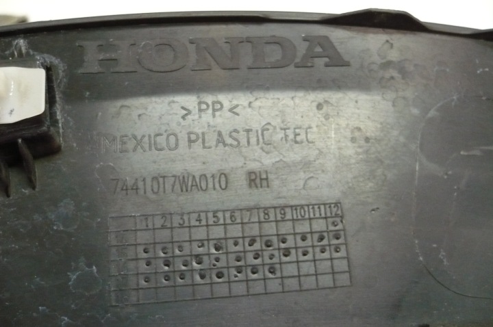 HONDA HR-V II 2015-17 MOULURE GARDE-BOUE DROITE ARRIÈRE
