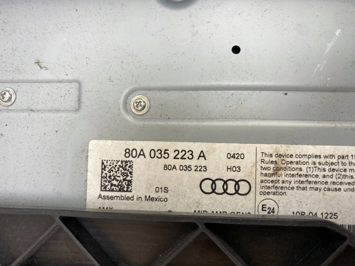 AUDI Q5 SQ5 KIT AUDIO 80A035223A