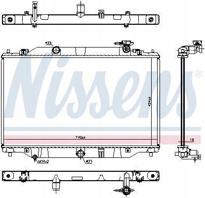 RADIATEUR MOTEUR NISSENS 606698