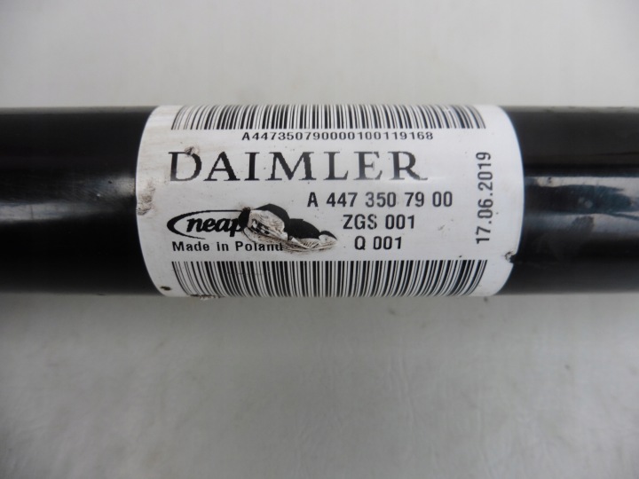 DEMI-ARBRE DROIT GAUCHE ARRIÈRE MERCEDES VITO V-KLASA W447 A4473507900 2019R