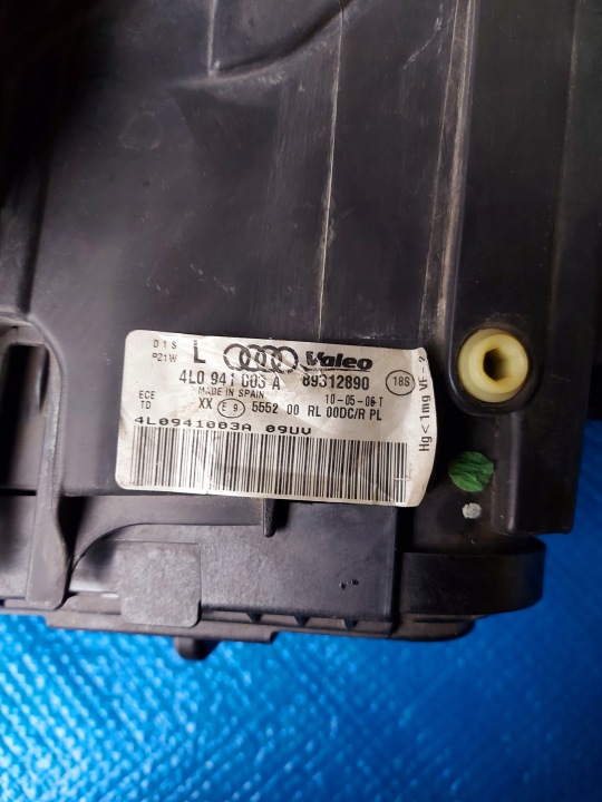 PHARE GAUCHE AVANT XÉNON AUDI Q7 I 2006 AVANT ORIGINALE 4L0941003A