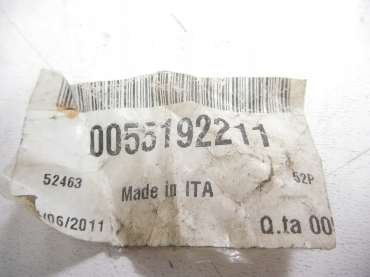 VIS ROUES ZEBATEGO DISTRIBUTION FIAT GRANDE PUNTO OE 55192211 KIT SUR WYPADEK KOLIZJI V23 VERS BOÎTE À GANTS OSWIADCZENIE, PORADNIK, UMOWA