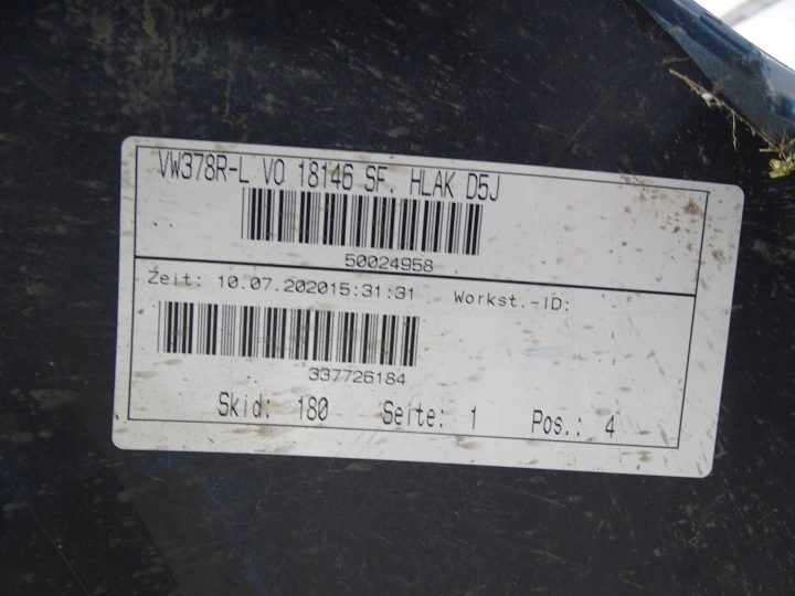 PARE-CHOCS AVANT AVANT VW TOURAN III 5TA R-LINE 15-20 /142