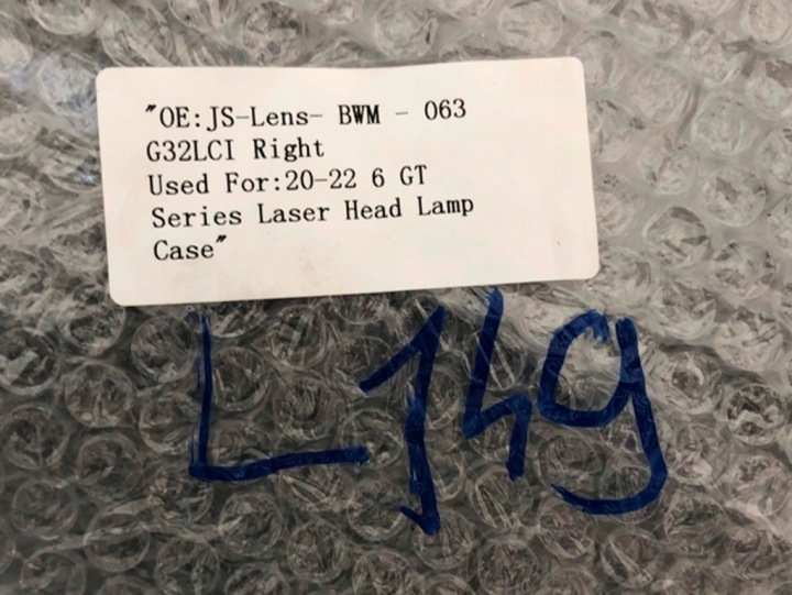 CHÂSSIS BOÎTE PHARES PHARES LASER DROIT AVANT VERS BMW 6 GT G32 LIFT
