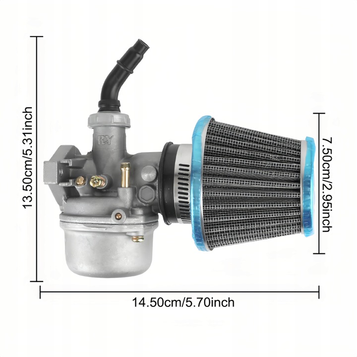 CARBURATEUR PZ19 CARBURATEUR VERS 50 70 90 110CC ATV QUAD 4 WHEELER