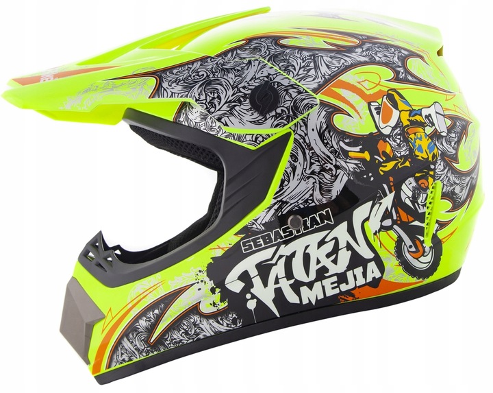 CASCO CROSSOWY LEKKI NA ENDURO QUAD BMX ATV CROSS S 