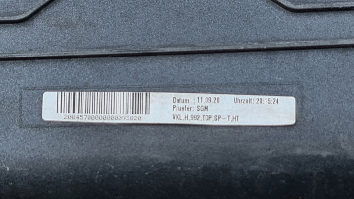 PARE-CHOCS ARRIÈRE ARRIÈRE PORSCHE 911 TURBO AVEC 992 GT-SILBER 992807421