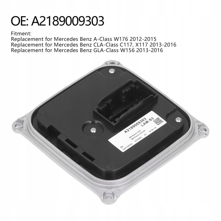 CONVERTISSEUR LED MODULE CONTRÔLEUR A2189009303 VERS MERCEDES ESSENCE A-CLASS W176