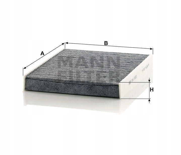FILTRE BERLINE MANN-FILTER CUK 2533-2 VERS BMW 5 TOURING (F11) 5 BERLINE (F10)