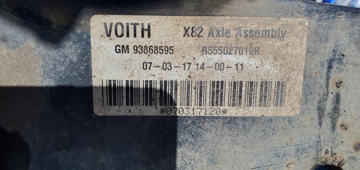 RENAULT TRAFIC III VIVARO 3 SUSPENSION ARRIÈRE AXE 93868595