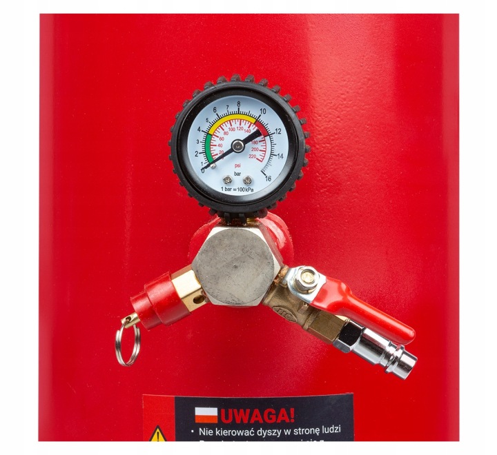 INFLATOR VERS UDERZENIOWEGO POUR POMPE PNEUS ROUES VERTICAL BAZUKA REDATS 9L