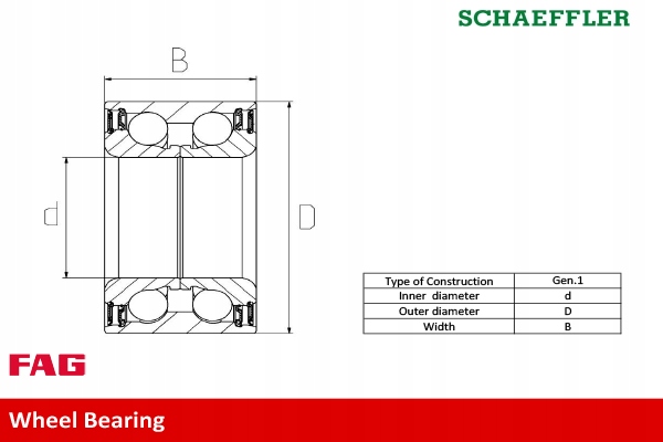 713622140 FAG BEARING WHEELS photo 3 - milautoparts-fr.ukrlive.com