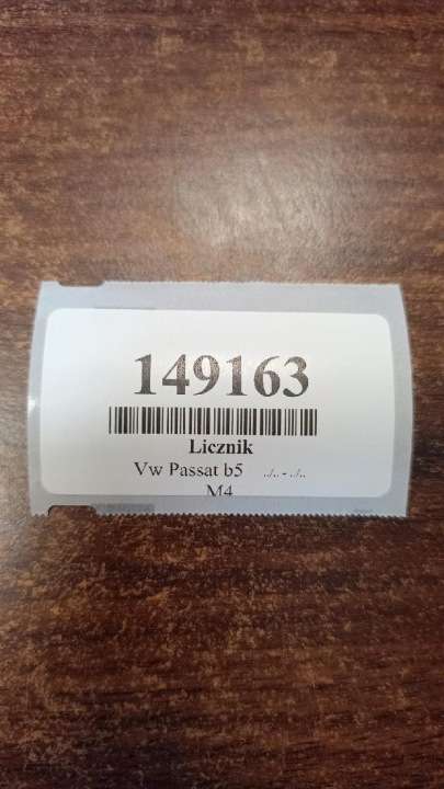 VW PASSAT B5 1.9 TDI COMPTEUR 3B0919861J