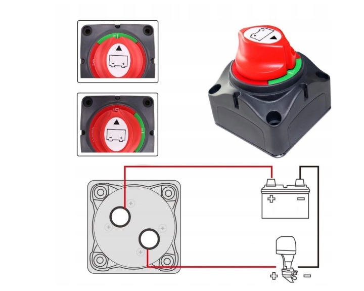 INTERRUPTEUR BATTERIE ROZLACZNIK 275A 12V-48V
