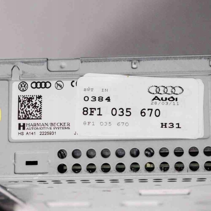 RADIO AVEC NAVIGATION AUDI Q5 (8R) 8F1035670 8R1959673E 8R2959674C 3523194 2.0L