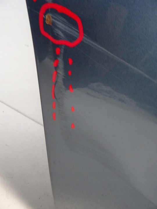 MAZDA 3 HAYON PORTES DROIT ARRIÈRE ARRIÈRE CODE VERNIS 42B VITRE ANNÉE 2014 2013-2016