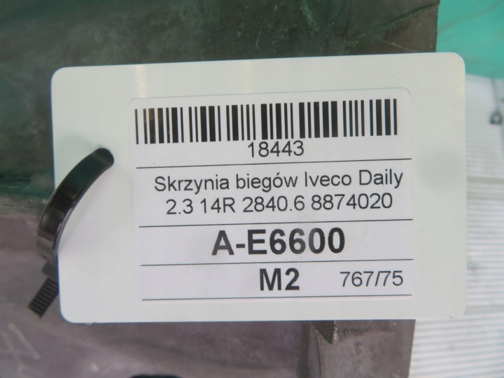 IVECO DAILY 14R 2.3 HPI BOÎTE DE VITESSES 2840.6 8874020