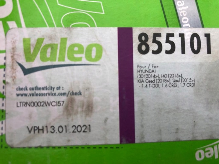KIT SPRZEGIEL VALEO 855101