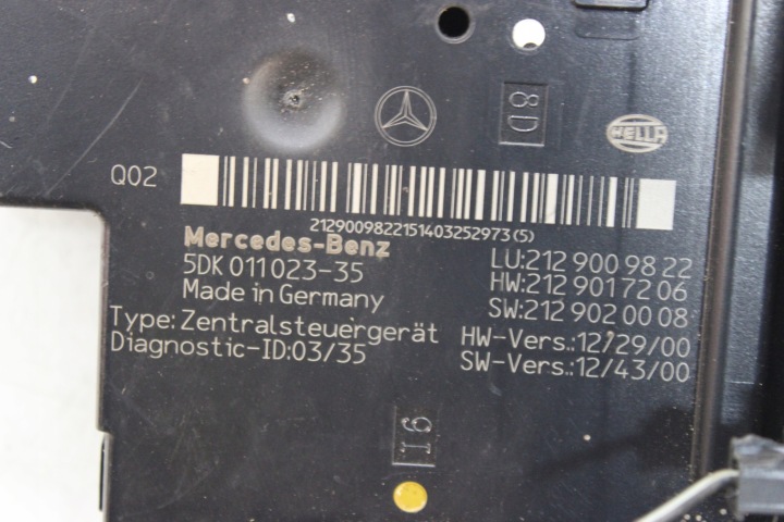 MODULE SAM FUSIBLE MERCEDES W212 W207 2129009822