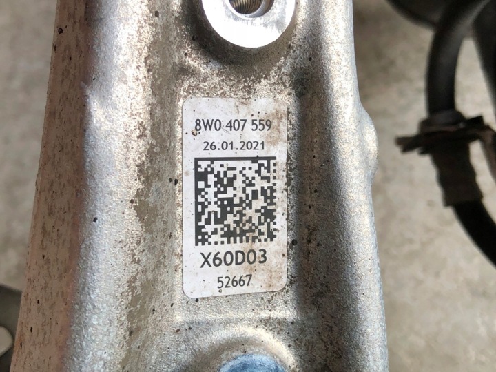 GAUCHE ROTULE DE DIRECTION MOYEU AVANT 8W0407241F AMORTISSEUR DRC SUSPENSIONS AUDI A4 RS5