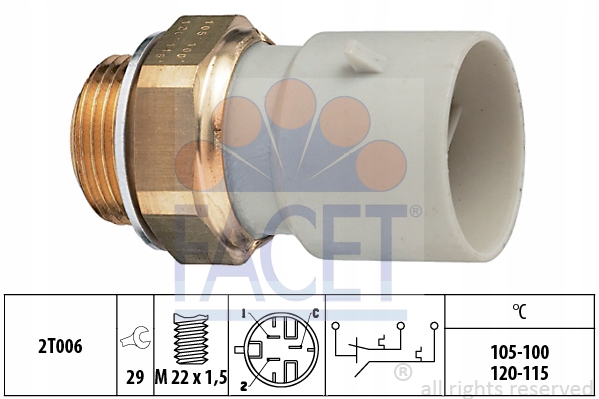 CONMUTADORES I CONTROLADORES DE VENTILADOR FACET 7.5649 