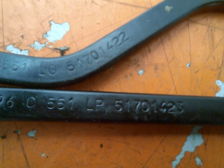 FIAT GRANDE PUNTO III 05-10 3D BRAS ESSUIE-GLACES AVANT ENSEMBLE 51701423